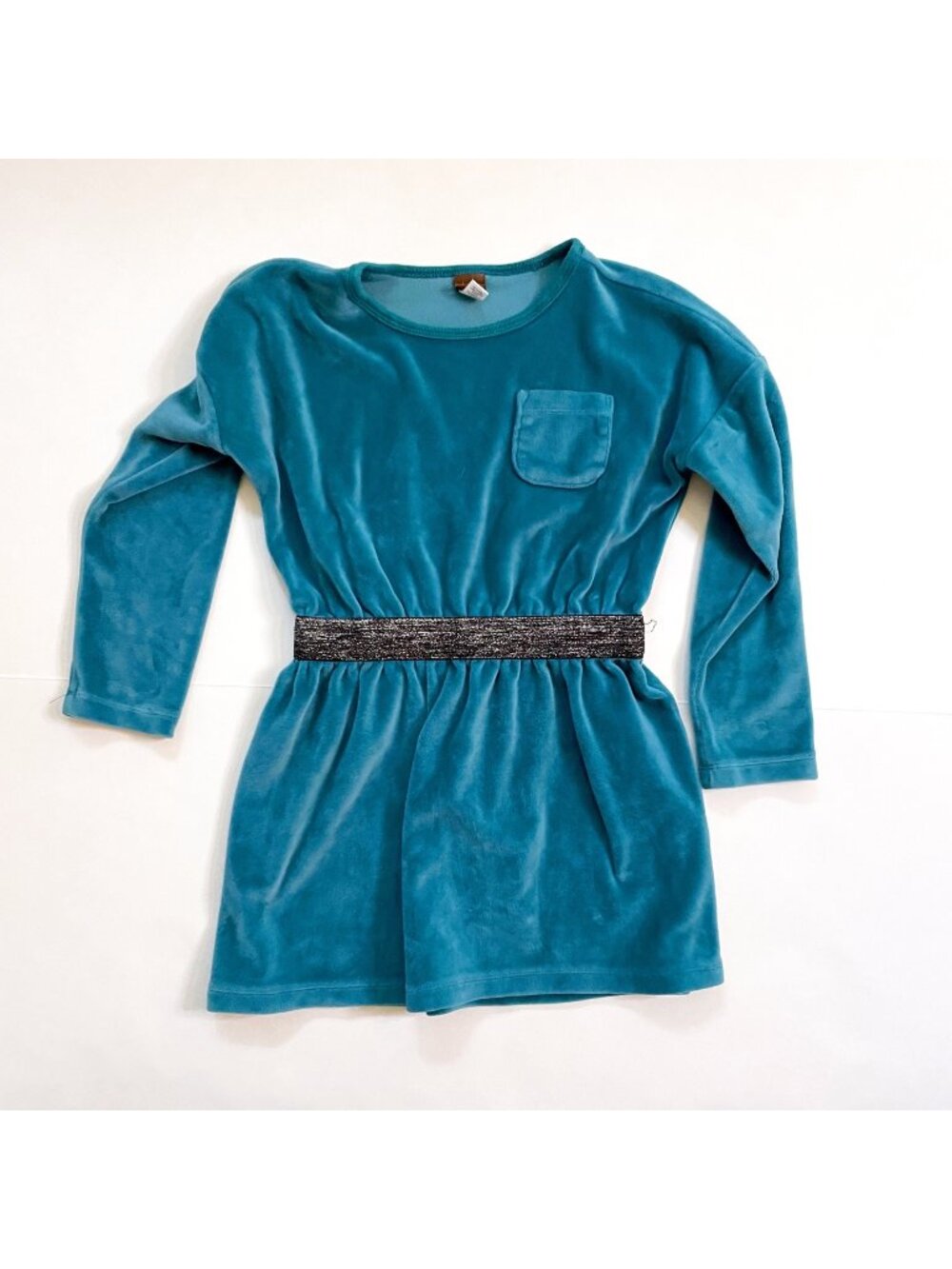 Tea Collection Velour Sparkle Party Dress, Size 5